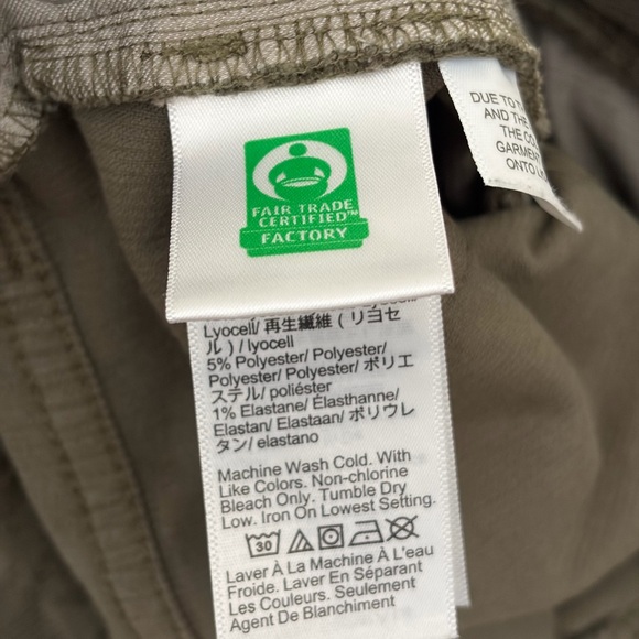 J.Crew Re-Imagined Olive Green Corduroy High-Rise Wide-Leg Pants Size 25 - Picture 12 of 15